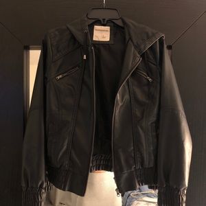 Leather jacket size S